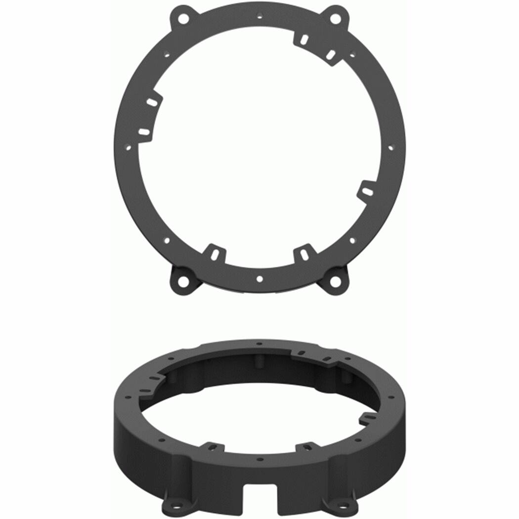 Alt View 18. Metra - Speaker Adapter Plate for Select Volvo 2016-2022 Vehicles (2-Pack) - Black.