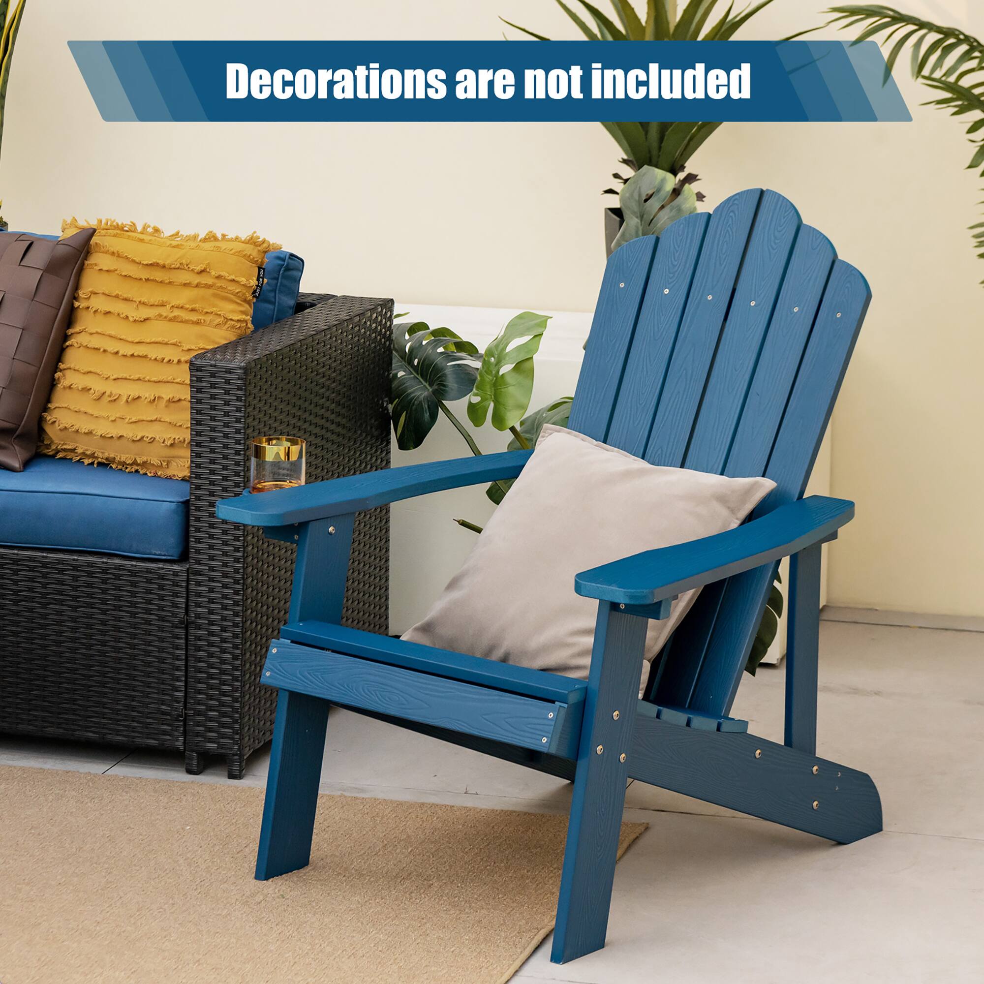 Decorations are not included