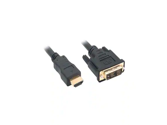 Front. Nippon Labs - Nippon Labs DVI-2-HDMI-2P 6 ft. HDMI Male to DVI-D Adapter Cable with Gold-plated Connector, Black (2-Pack).