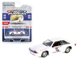 Greenlight - 1993 Ford Mustang SSP "Louisiana State Police State Trooper" "Hot Pursuit" Series 45 1/64 Diecast - White