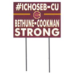 Jardine - Bethune-Cookman Wildcats 18'' x 24'' I Chose Lawn Sign - Maroon