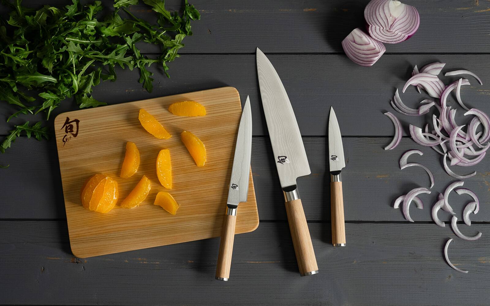 Alt View 2. Shun - Classic Blonde Cutlery Set, 3 Piece - Black.