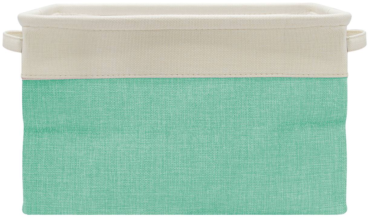 Alt View 4. Sorbus - Sorbus Cubby Storage Organizer 15 Inch - Big Sturdy Collapsible Storage Bins with Dual Handles - Foldable Baskets - Green.