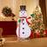 Alt View 11. Costway - 5 FT Pre-lit Christmas Snowman Pop-up Holiday Decoration with 180 LED Lights - White.