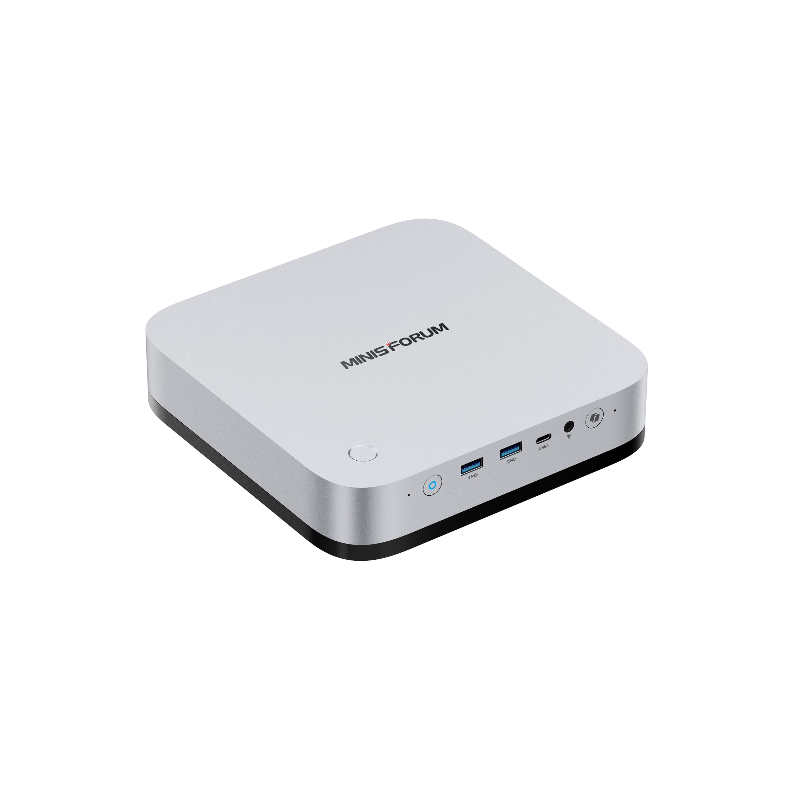 Minisforum - M2 Pro 358H Mini PC, 32 GB RAM + 1 TB SSD, Intel Core Ultra X7 358H, 16C/16T, Intel Arc B390, dual ethernet ports - Silver