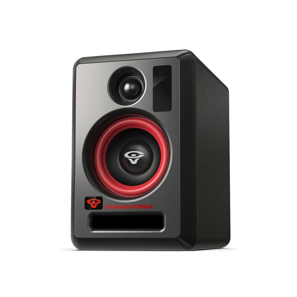 Back. Cerwin Vega - Cerwin Vega VEGA4SB-PR 4 Inch 2-Way Powered Studio Monitor Pair - Black.