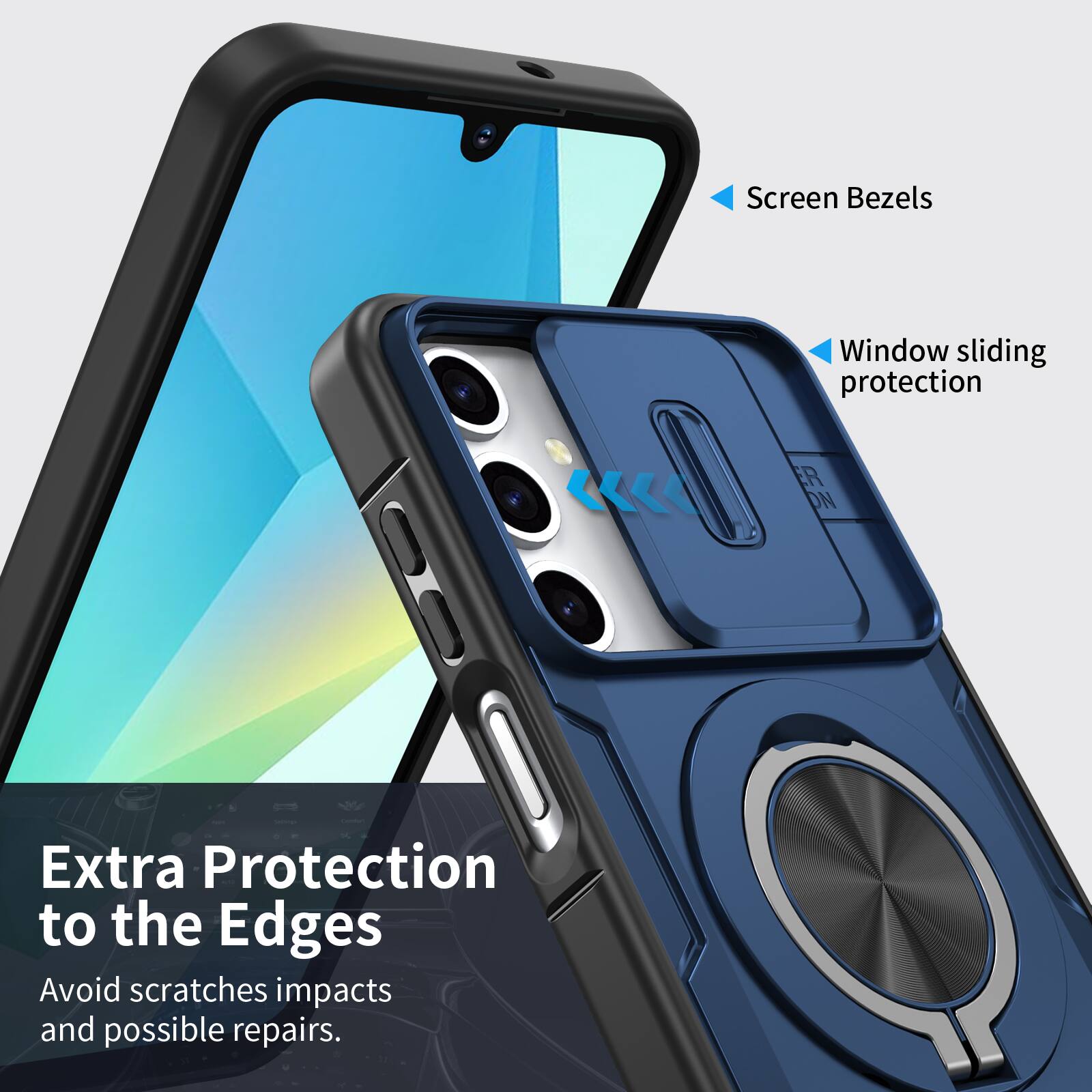 Screen Bezels  
Window sliding protection  
ER DN  
Extra Protection to the Edges  
Avoid scratches, impacts and possible repairs.