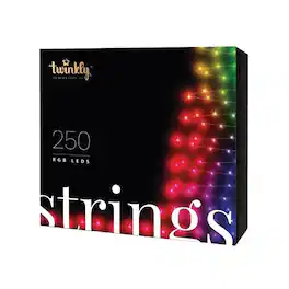 Twinkly - LED Micro/5mm 250 ct String Christmas Lights 65.5 ft - Multicolored