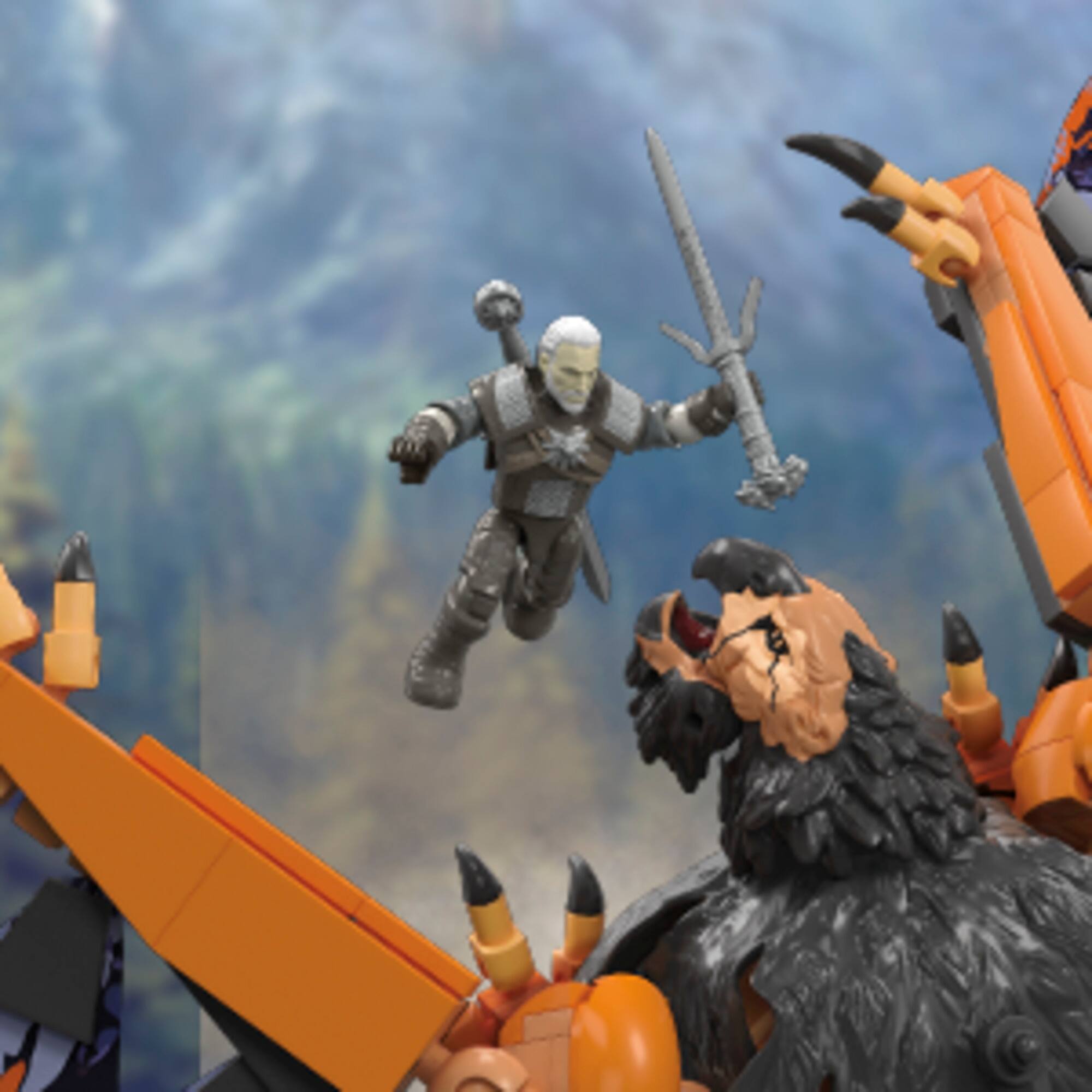 Alt View 20. Mega Construx - The Witcher Geralt's Griffin Hunt.