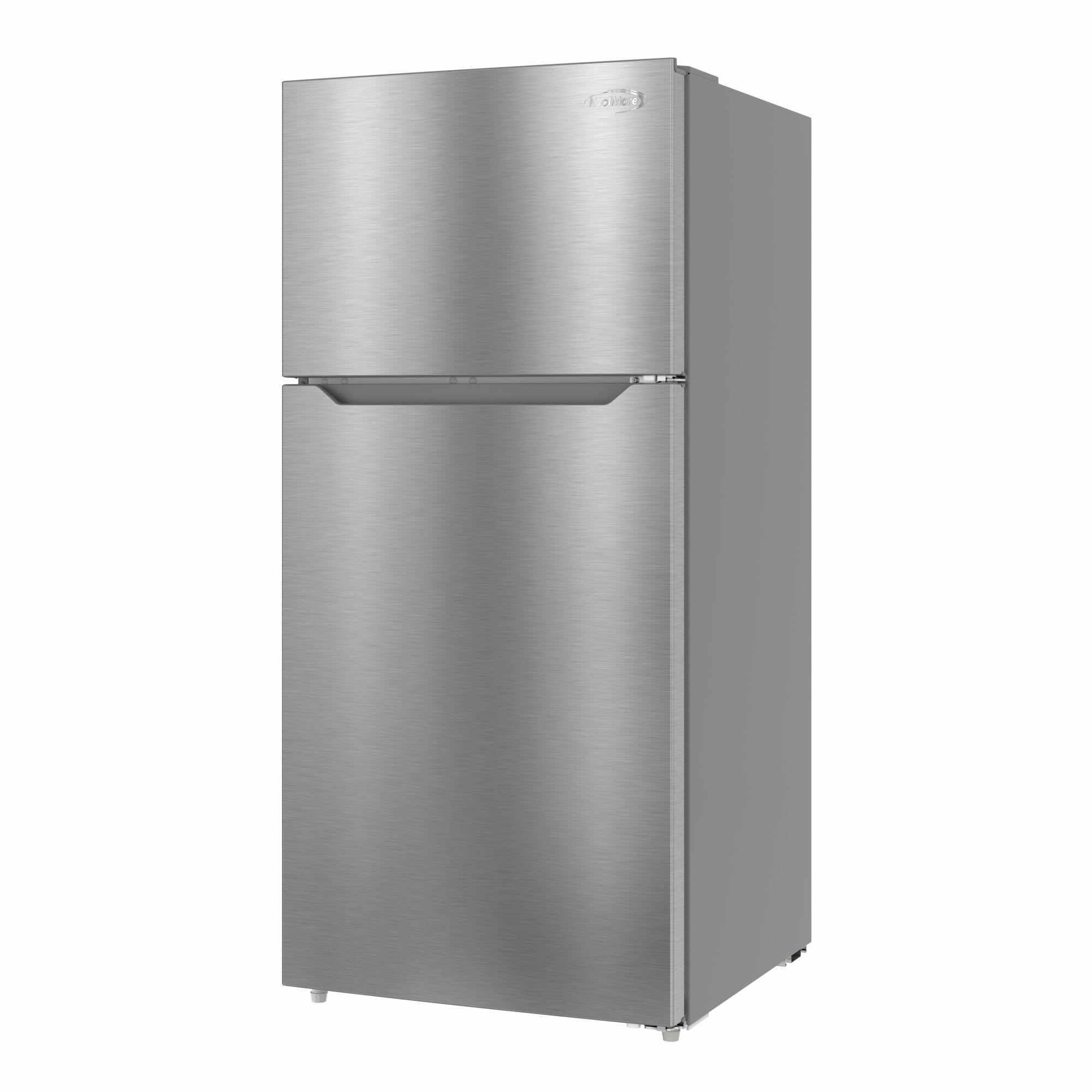 Alt View 5. Koolmore - 28 In. 14 Cu. Ft. Top-Freezer Household Refrigerator in Stainless Steel, Energy Star Certified - Stainless steel.