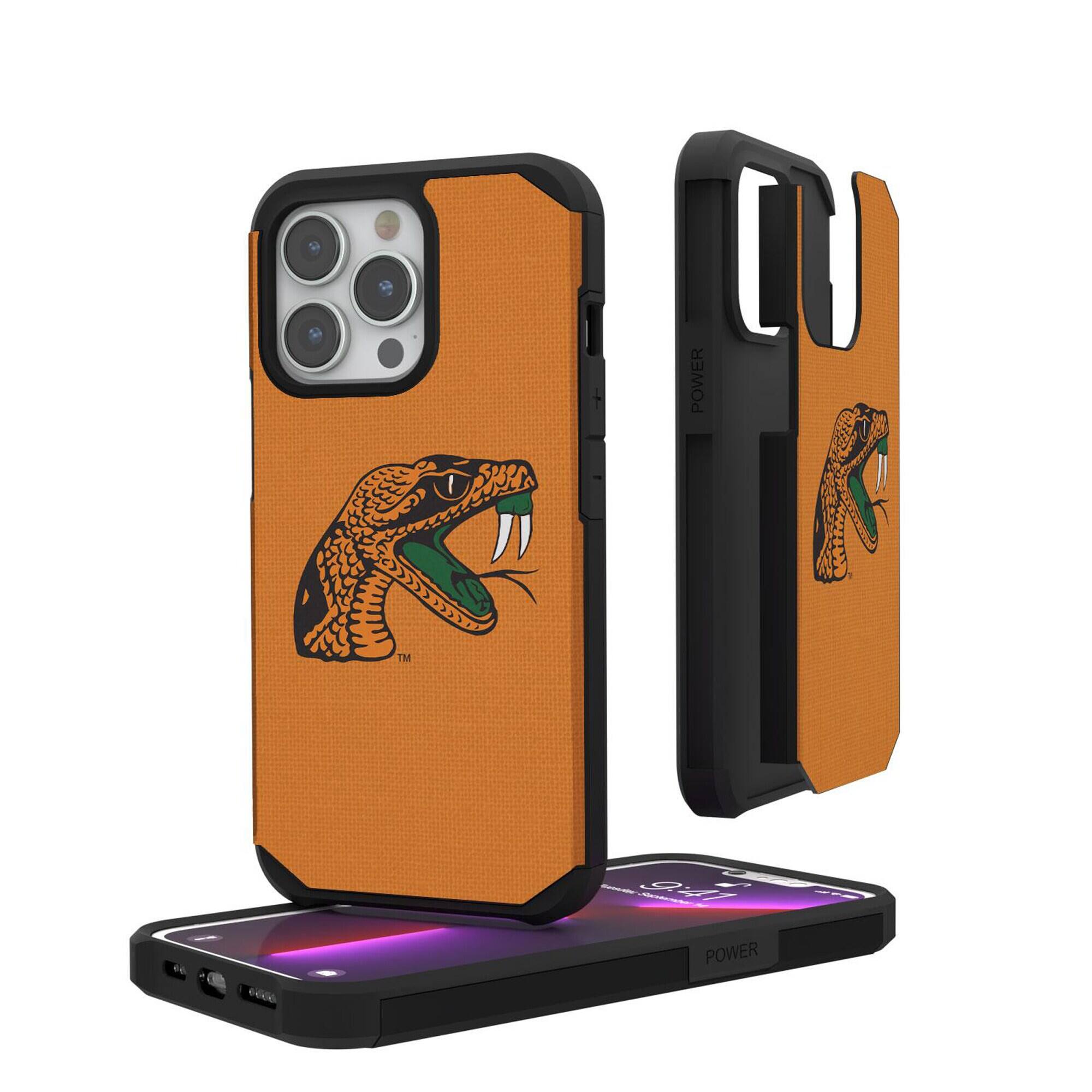 Keyscaper - NCAA - Florida A&M Rattlers iPhone Rugged Case - 16 Pro Max - Black price history on PriceWatchPro