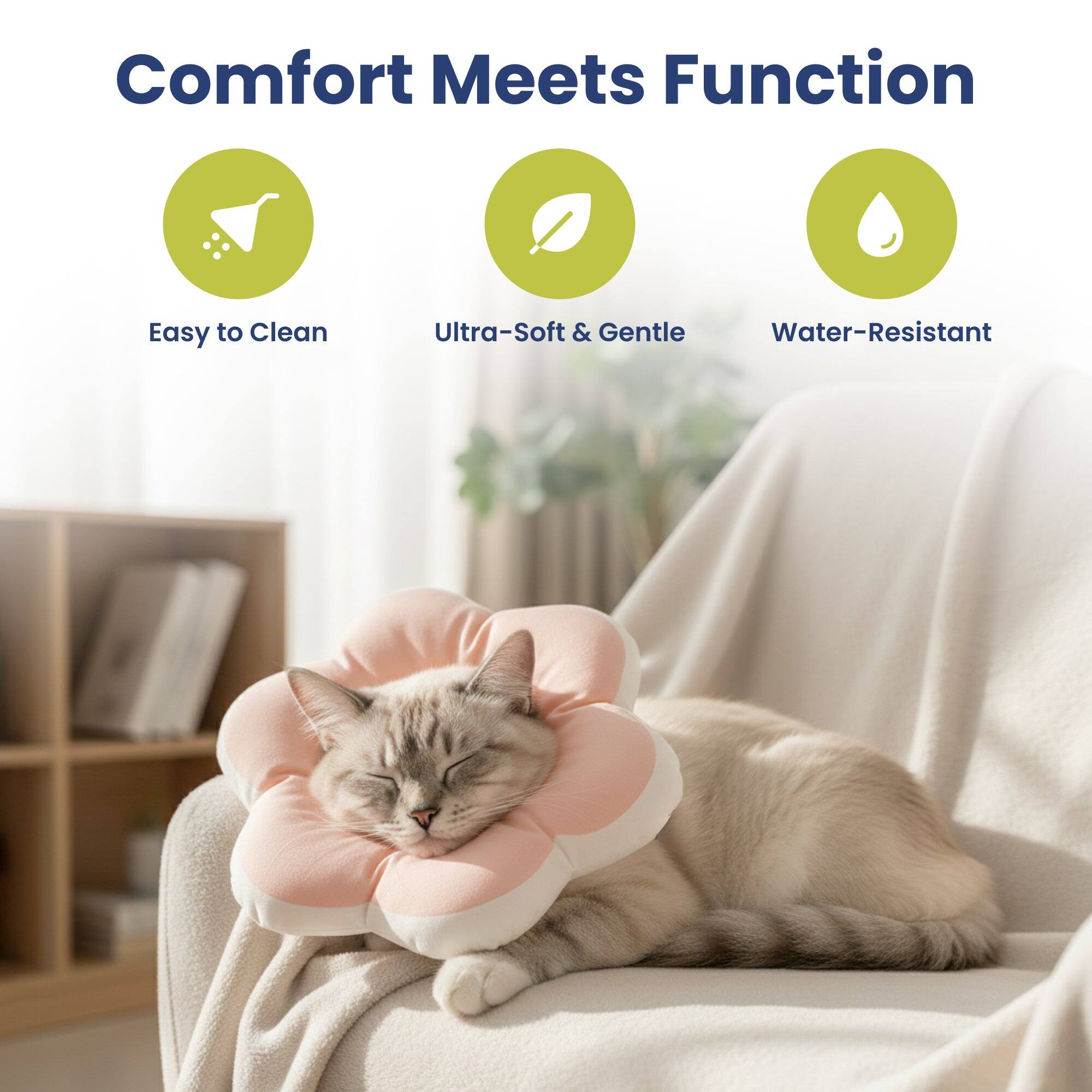Comfort Meets Function
Easy to Clean
Ultra-Soft & Gentle
Water-Resistant