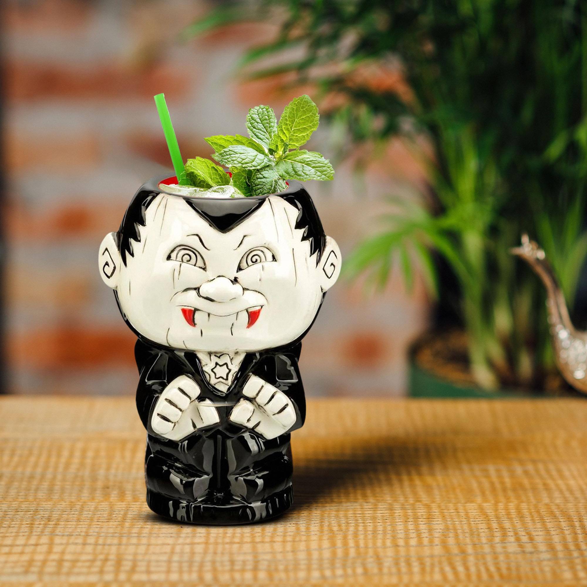 Alt View 10. ThinkGeek - Geeki Tikis Garbage Pail Kids Nasty Nick Ceramic Mug | Holds 20 Ounces - Black.