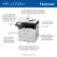 MFC-L5710DW Features:

* 3.5" color touchscreen display enables direct scanning to cloud services and creating up to 48 customized shortcuts
* 50-page capacity auto document feeder scans both sides of the page in a single pass for fast, two-sided copying and scanning
* Fast, high-quality printing up to 48ppm
* Built-in dual band wireless (2.4GHz / 5GHz) and Gigabit Ethernet interfaces
* Brother Super High-yield 11,000-page replacement toner cartridge for cost-efficient printing
* 250-sheet capacity paper tray and 100-sheet capacity multi-purpose tray, expandable up to 1,390 sheets
* Scroll down to learn more