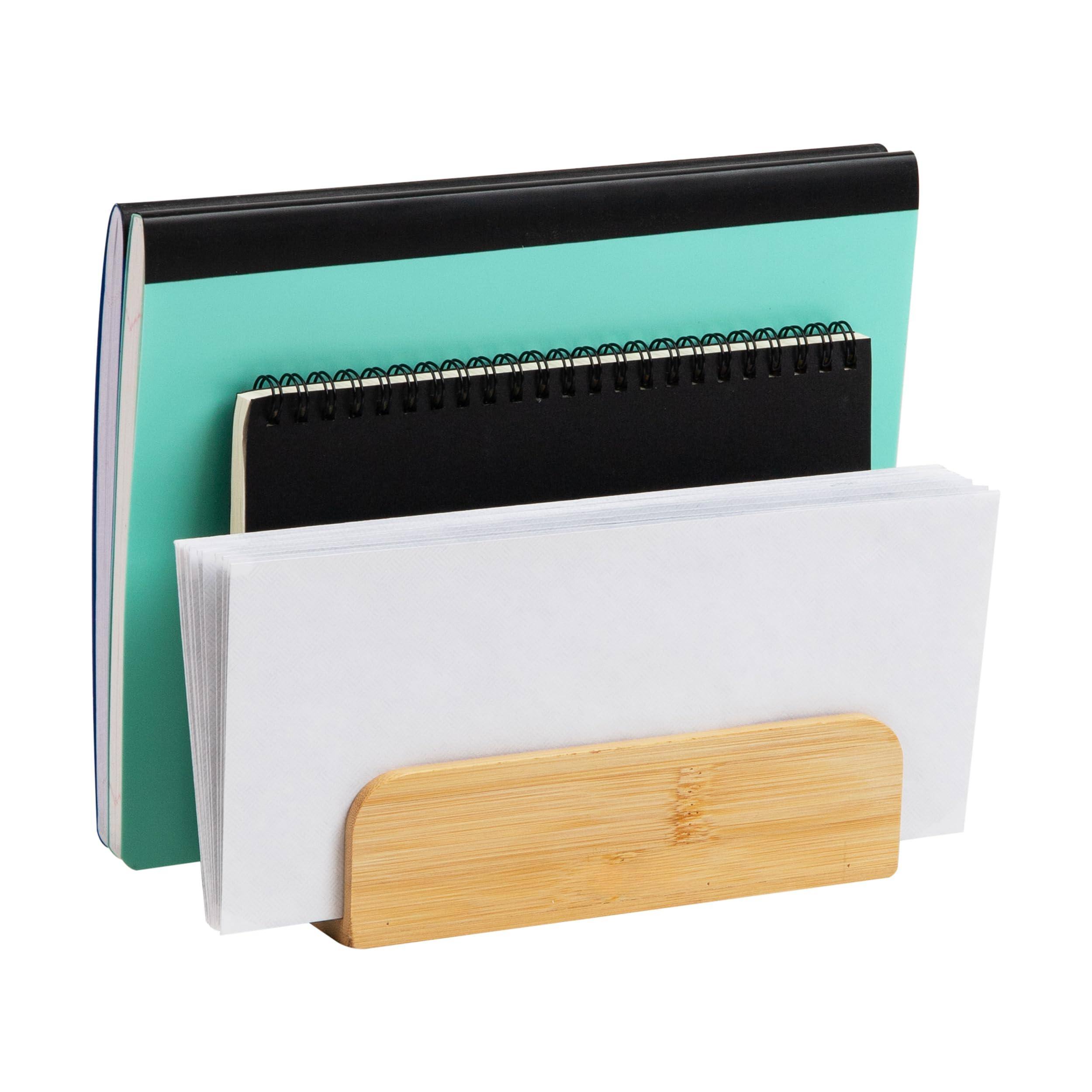 Alt View 4. Paradigms Interiors - 3-tier Mail Sorter Desktop Organizer Modern Office X W H - 3-Tier Mail Sorter.