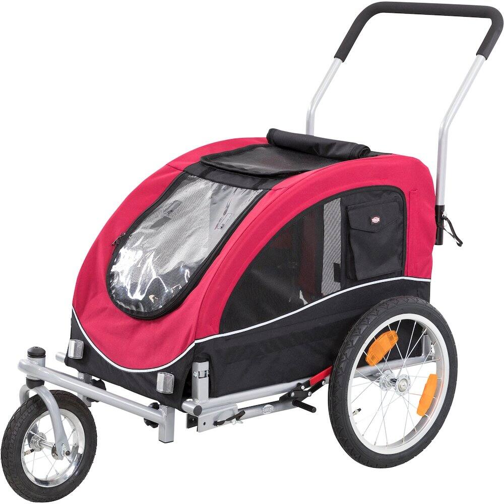 Alt View 1. TRIXIE - Conversion Kit for 2-in-1 Bicycle Trailer - Silver/Black.