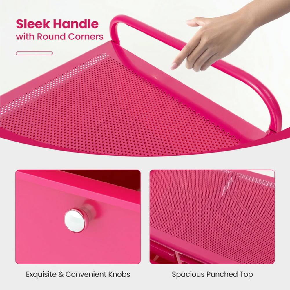 Sleek Handle with Round Corners  
Exquisite & Convenient Knobs  
Spacious Punched Top