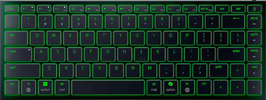 Razer Joro Portable 75% Wireless Low Profile Gaming Keyboard for PC and ...
