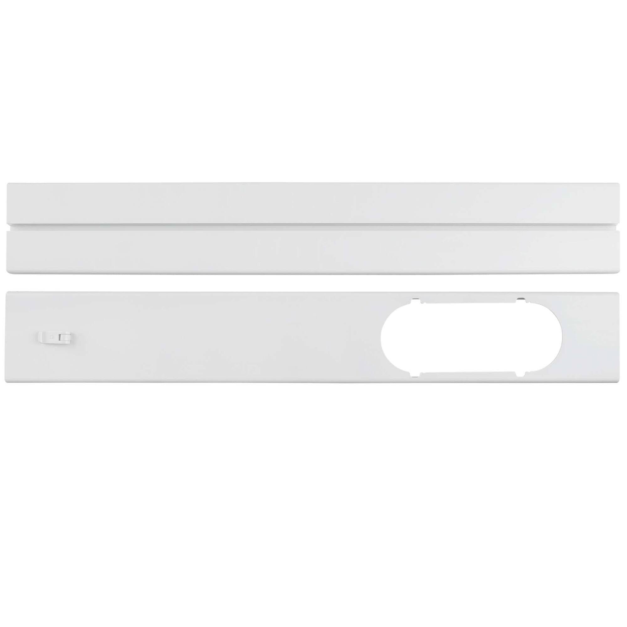 Front. Ivation - Portable AC Window Kit, Replacement for IVAPACWIFI Hose, Easy Install Panel - White.