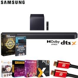Samsung - Q Series Soundbar HW-Q900F 7.1.2ch Subwoofer (2026) + 26 Month Extended Warranty Protection Bundle