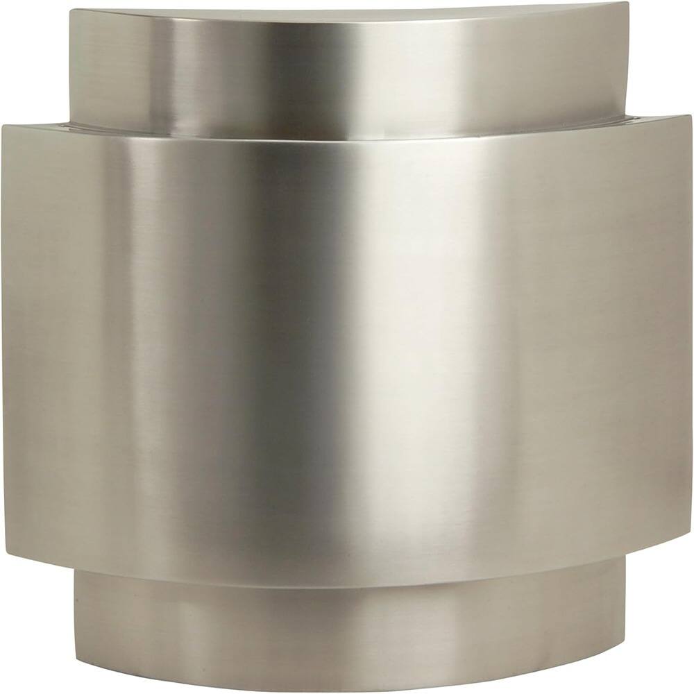 Left. Schertz - Contemporary Door Chime – Stainless Steel, 10.25" x 7.25" - ‎Stainless Steel.