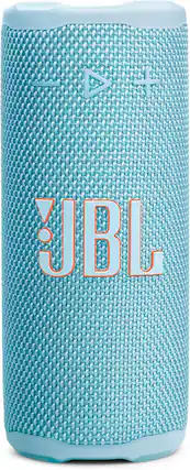 Front. JBL - JBL Grip Bluetooth Speaker with Bold JBL Pro Sound Ambient Light, Multi-Speaker Connection with Auracast Teal.