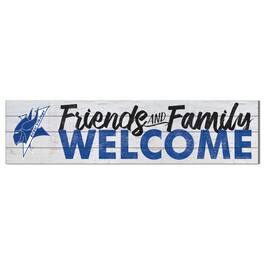 Jardine - ECSU Vikings 10" x 40" Friends & Family Welcome Sign - White