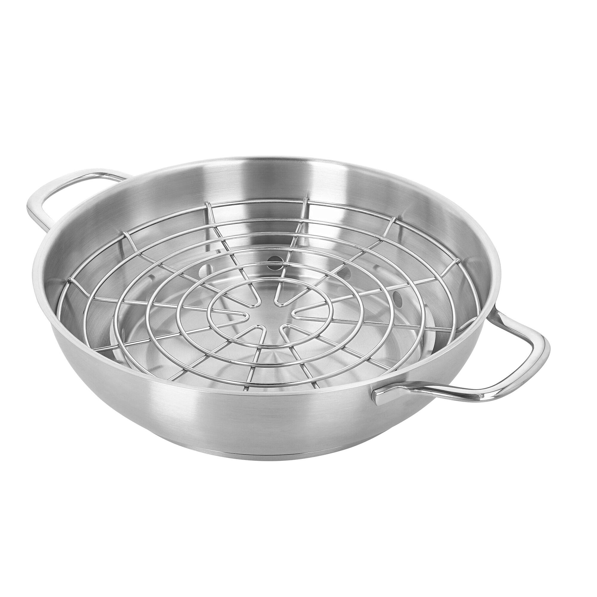 Alt View 2. Demeyere - Demeyere Resto 4-pc Stainless Steel Stovetop Smoker Set - Stainless Steel.