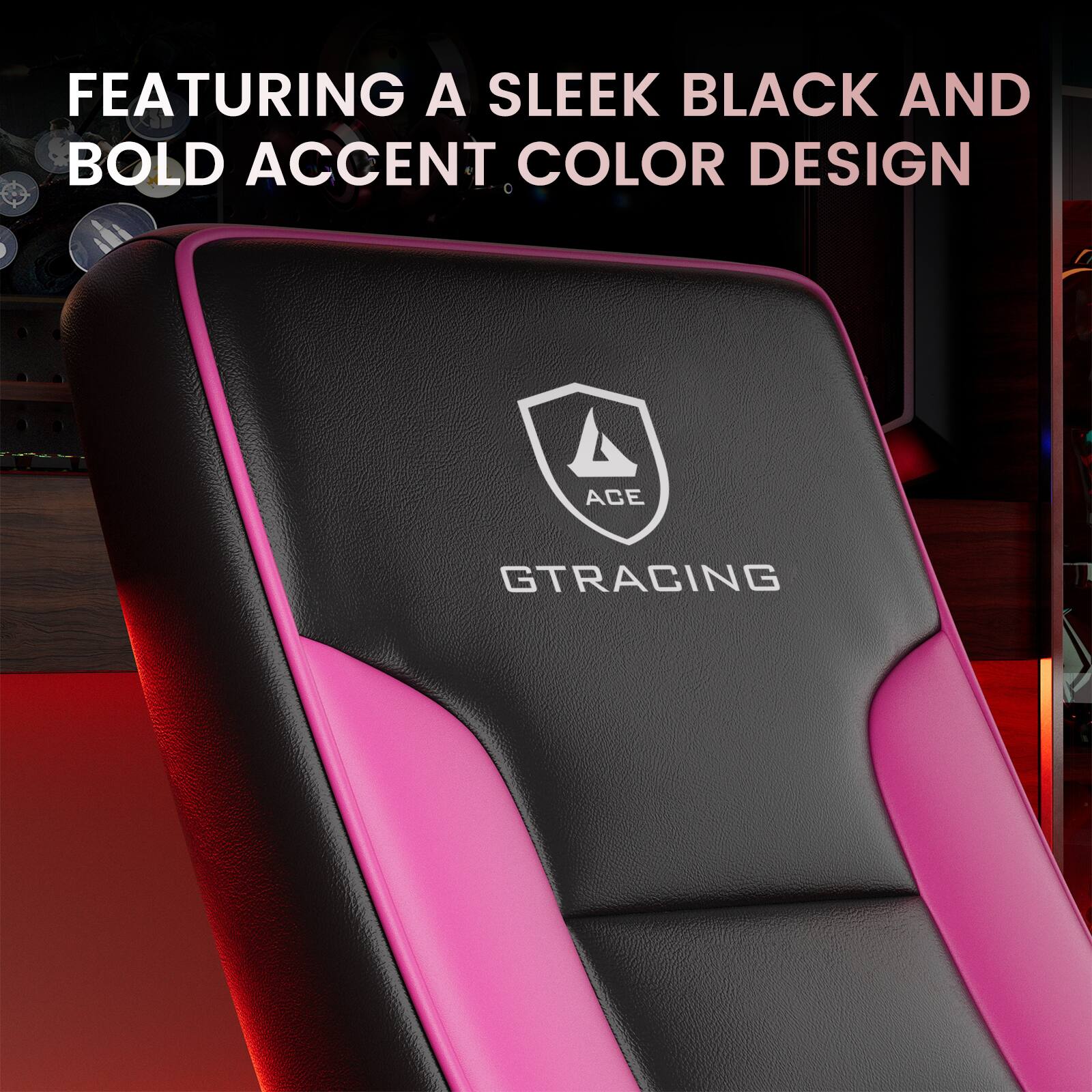 FEATURING A SLEEK BLACK AND BOLD ACCENT COLOR DESIGN

ACE
GTRACING