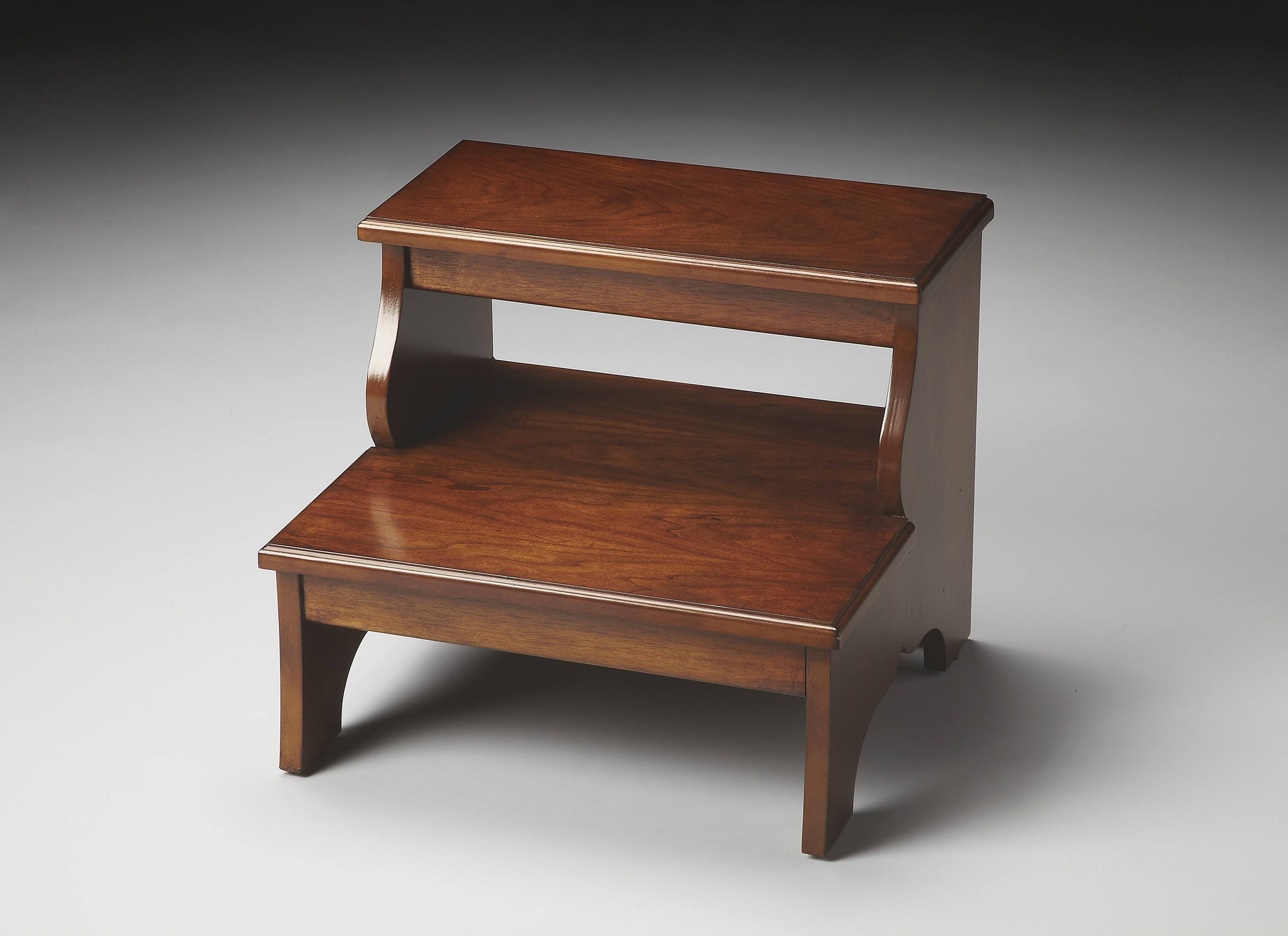 Alt View 1. Butler Specialty - Melrose Step Stool - Medium Brown.
