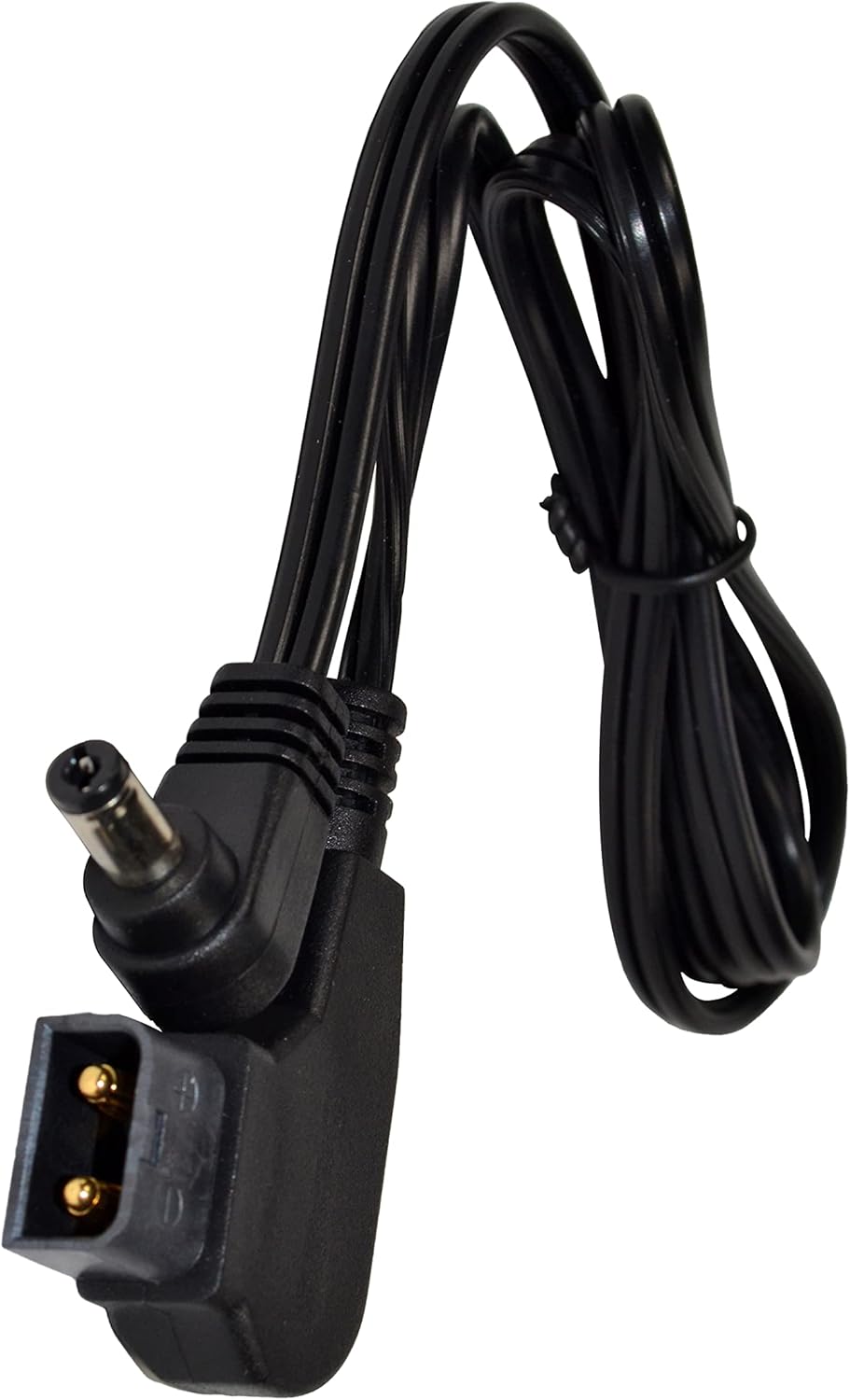 Alt View 3. HQRP - HQRP D-Tap Power DC Cable 5.5x2.1mm Barrel Plug, Negative Polarity +C-, 2ft - black.