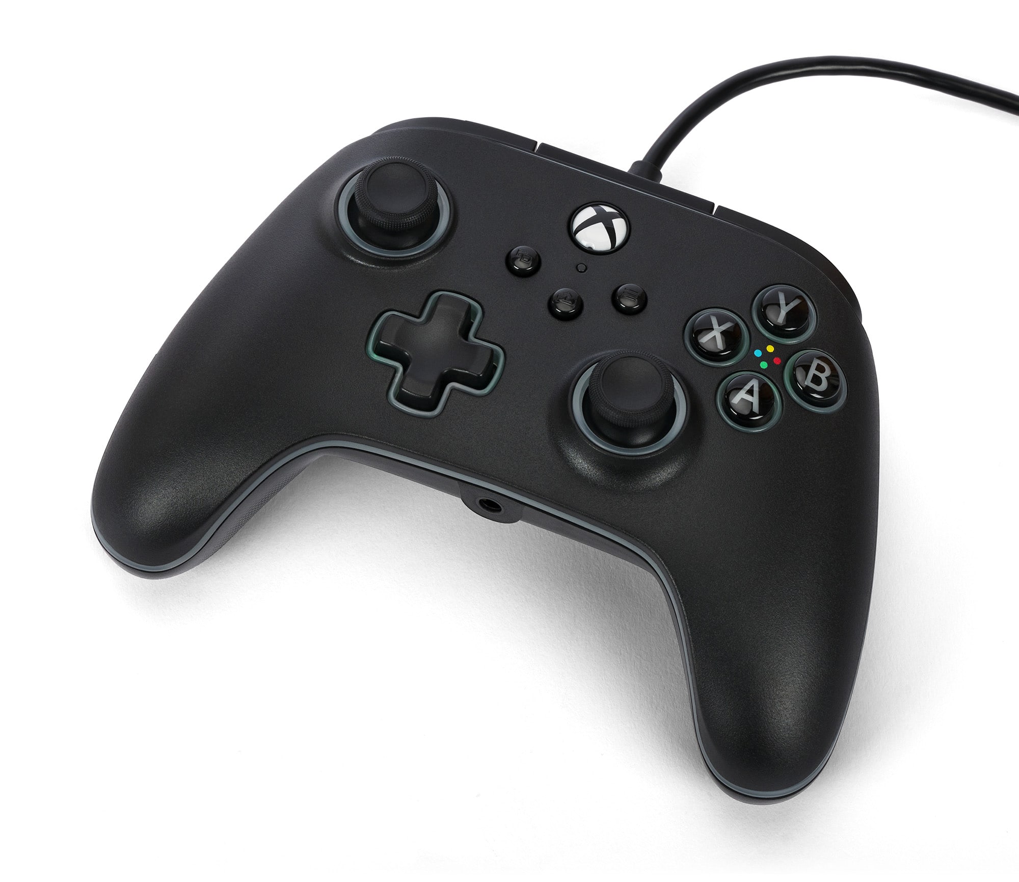 Alt View 28. PowerA - PowerA Advantage Wired Controller for Xbox Series X|S with Lumectra - Black - Black.