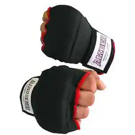 Amber Sporting Goods - Amber Fight Gear Rapid Elastic Hand Wraps, X-Small, Boxing MMA Muay Thai, Sold as a Pair - Black