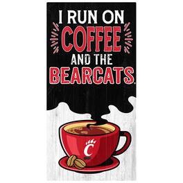 Fan Creations - Cincinnati Bearcats 6" x 12" Coffee Wall Art - Multicolor