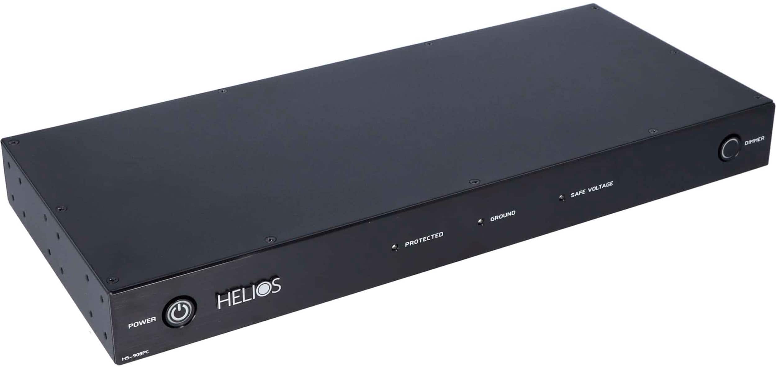 Ethereal - HELIOS 8-Outlet 3240 Joules Surge Protector - Black Brushed Aluminum - Front_Zoom