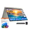 16" LCD 1920x1200 - AMD Ryzen 5 AI Backlit Keyboard WiFi7 Fingerprint Reader Microsoft Windows 11 Pro Copilot+PC | 16GB RAM 1TB SSD 1TB Docking
