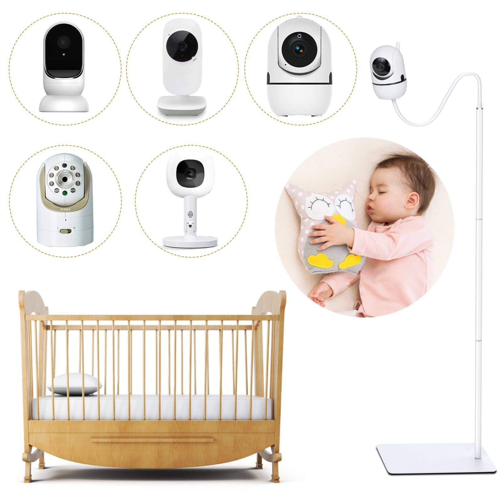 Front. VEGA AUTOMOTIVE - Monitor Stand For Hellobaby Nanit Pro Optics Dxr 8 Vtech Momcozy Bm01 Owlet Eufy Motorola Camera Universal ... - Default.