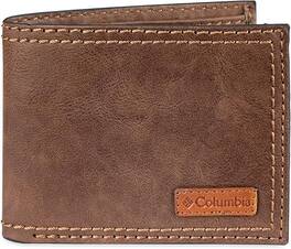 Vulpecula Spade - Leather Wallet for Men | RFID Blocking | Extra Capacity Bifold Wallet - Dark Tan