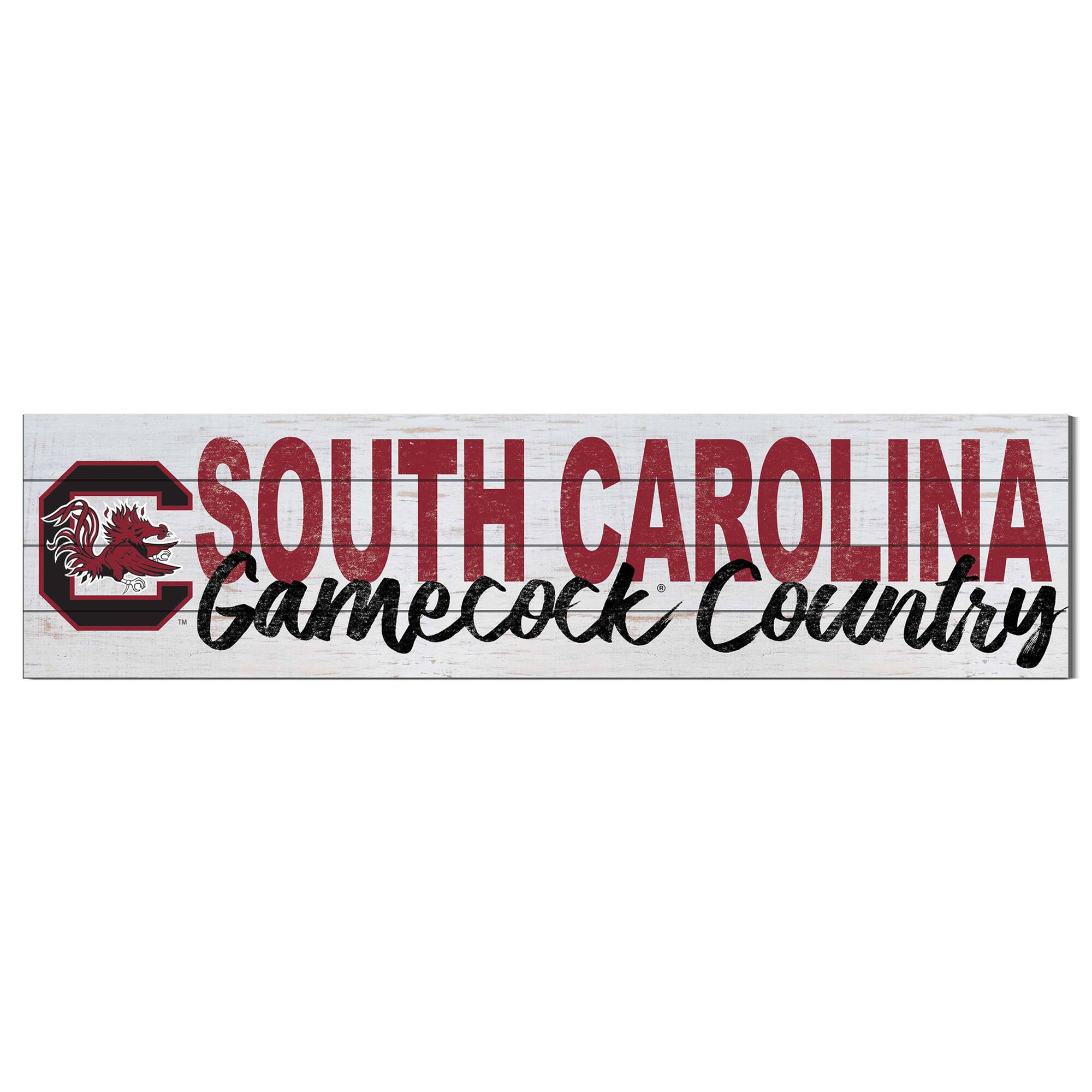 South Carolina Gamecocks 40'' x 10'' Logo Sign