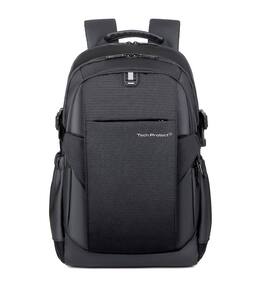 Techprotectus - EDUShield 17" Water-Resistant Laptop Backpack - Black