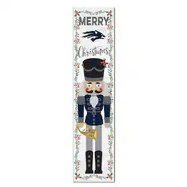 Jardine - Nevada Wolf Pack 11" x 46" Nutcracker Holiday Leaner Sign - White