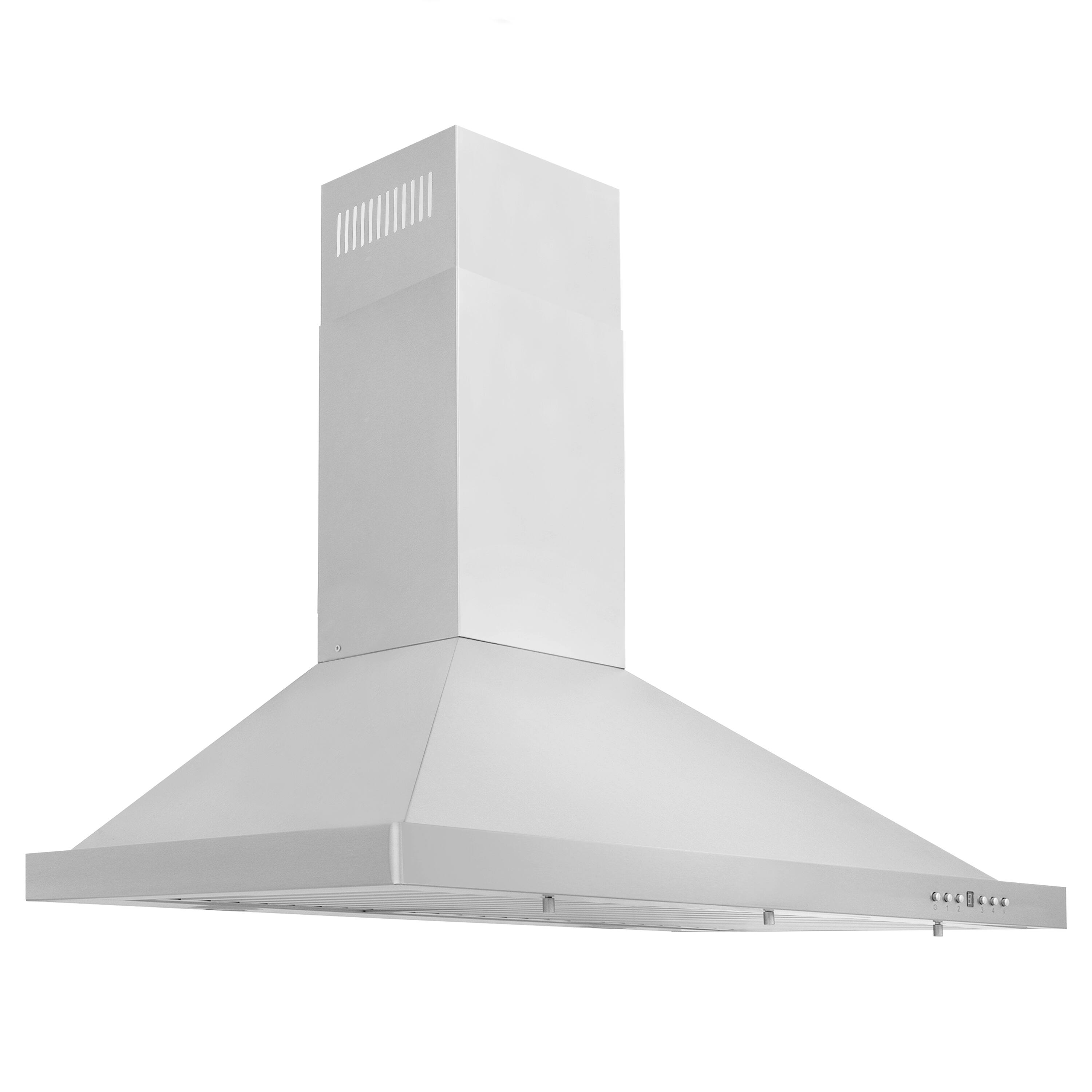 Alt View 4. ZLINE - 30 in. Convertible Vent Wall Mount Range Hood in Stainless Steel (KB-30) - Brushed Stainless Steel.