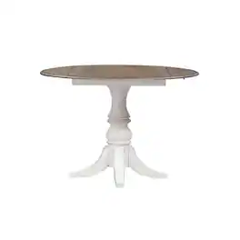 Liberty Furniture Industries - Magnolia Manor Drop Leaf Table in Antique - White