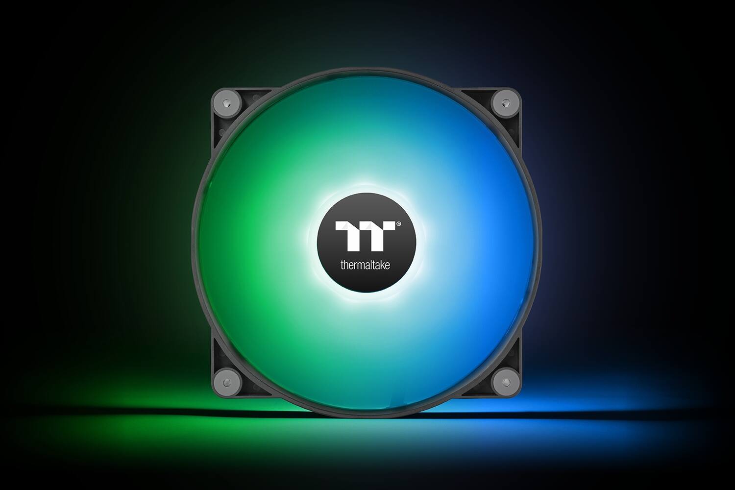 Alt View 9. Thermaltake - CT200 ARGB PWM 200mm Computer Case Fan with Hydraulic Bearing (Single Pack) - Black.