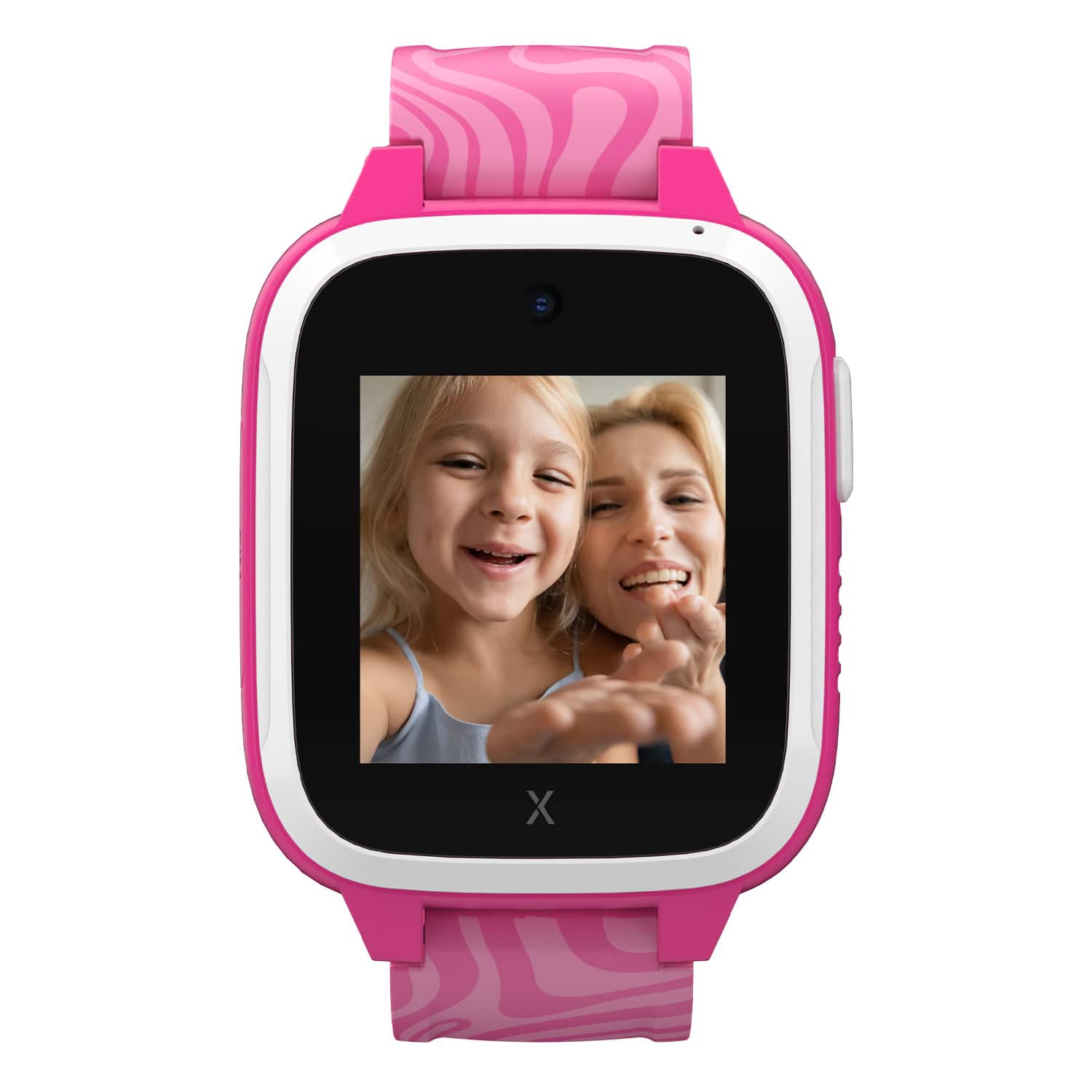 Alt View 1. Xplora - Kids’ XGO3 Jungle Edition (GPS + Cellular) Smart Watch Calls, Messages, SOS, GPS Tracker, Camera, Step Counter, SIM Card - Pink.