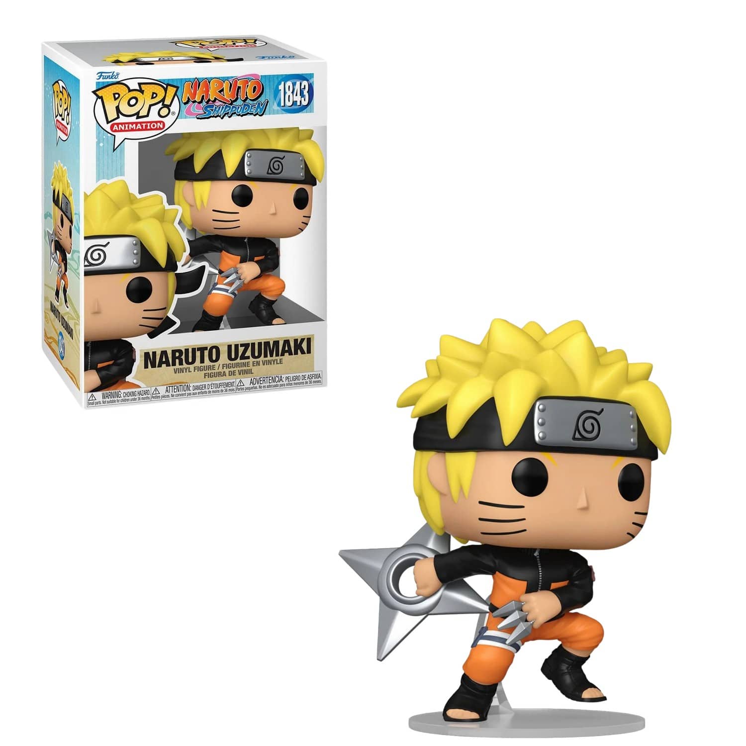 Funko Pop! Naruto Shippuden - Naruto Uzumaki Shuriken - Multicolor