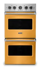 Viking - 27"Premiere Electric Double Oven - Daffodil - Front_Zoom