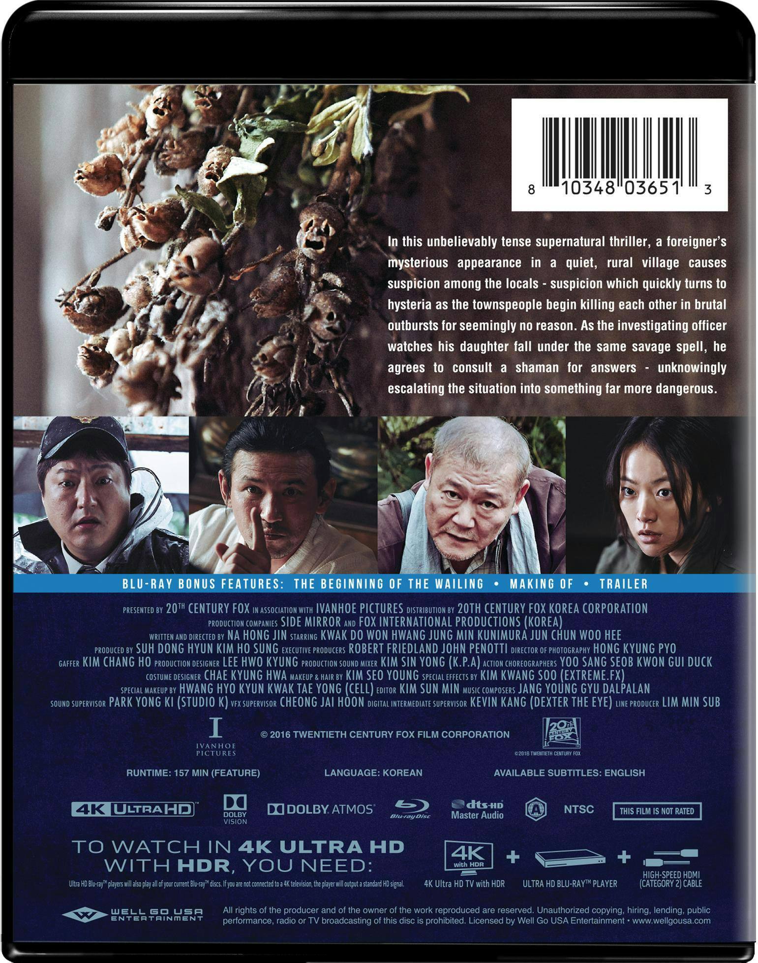 The Wailing (4K Ultra HD Blu ray) [UHD] Best Buy