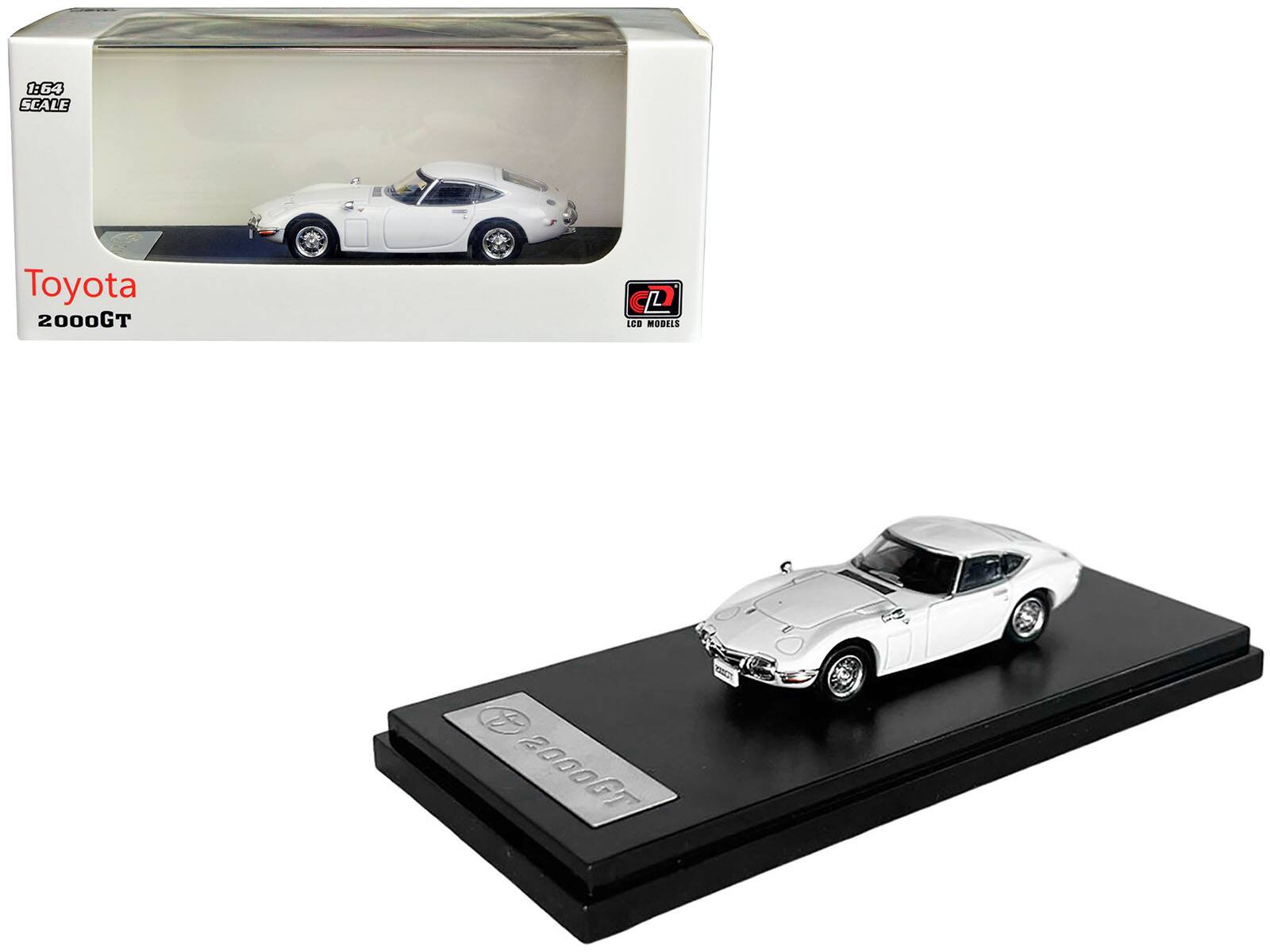 ディアゴディスティニ　TOYOTA 2000GT ミニカー ホワイト1/10 デアゴスティーニ、1/10スケールで組み立てる「トヨタ 2000GT」をWeb