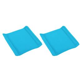 Unique Bargains - 2pcs Camera Bag Divider, 5.51x5.91x0.71in, Shockproof Padding Insert for Lens Case, Travel Photography - Light Blue